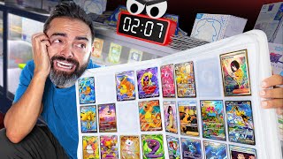 Complete Set in 151 Min or Lose It AGAIN Risky Pokémon Card Challenge [upl. by Ahselrac333]