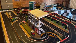 My Scalextric Slot Car 132 Layout ScalextricInMyGarage1 [upl. by Mat]