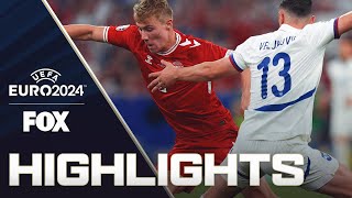 Denmark vs Serbia Highlights  UEFA Euro 2024 [upl. by Yvette]