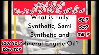 Car Engine Oil  Mineral VS SemiSynthetic VS FullySynthetic  Which Type Of Engine Oil Is Better [upl. by Airb]