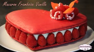 Recette de Macaron Cœur Framboise Vanille [upl. by Encratia]