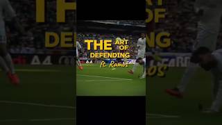 The art of Defending 🫡❤️ youtube viralshort defending art football ramos agedits [upl. by Alleahcim]