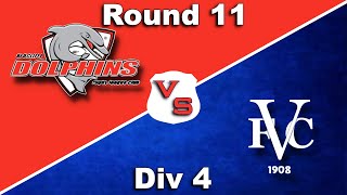 Div4 U15  Redcliffe Dolphins v Valleys DieHards [upl. by Bergstein]