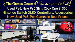 New Used Ps5 Ps4 Slim Xbox One S 360 Nintendo Switch OLED Games Price 2024 Karachi Pakistan [upl. by Burnett]