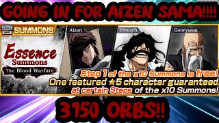 ITS ALL ACCORDING TO HIS PLAN ESSENCE SUMMONS 3150 ORBS BLEACH BRAVE SOULS [upl. by Nivi]