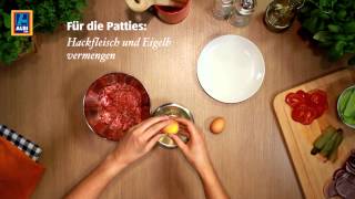 Hamburger Grundrezept  Rezept der ALDI inspiriert [upl. by Zoi780]