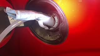 How to siphon gas from newer vehicles  specifically a Ford easyfill capless system [upl. by Zenitram765]