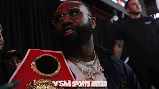 Jaron Ennis Doubles Down on Gervonta Davis Knocking Out Frank Martin [upl. by Kelcey510]