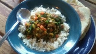 Curried quotRedquot Lentils VEGAN Recipeala Lydia Lunch  A1 Legged Life [upl. by Novia783]