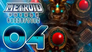 MOGENAR BATTLE Samus vomits phazon Metroid Prime 3 Corruption Walkthrough100 [upl. by Nowtna]