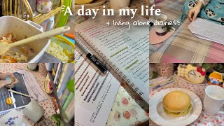 Living alone diaries  study vlog📚apparently afrin [upl. by Ettena338]