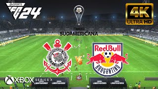 EA FC 24  Corinthians vs Bragantino  CONMEBOL Sudamericana Octavos vuelta 4K 60FPS [upl. by Attelliw]