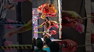 DOUBLE STOMP from Simone Williams wwe prowrestling aew womenswrestling womeninsports [upl. by Mohsen]