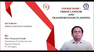 Lecture 03  Urban landuse planning [upl. by Elyak]