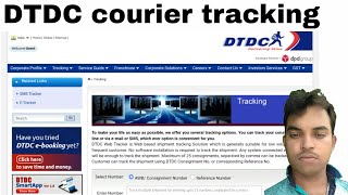 DTDC courier tracking [upl. by Neerroc309]