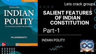 indian polity appsc group 2 salient features of constitution [upl. by Underwood]