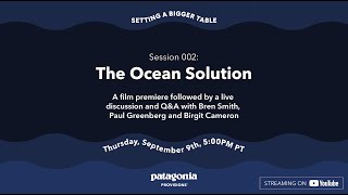 The Ocean Solution Live Premiere and Discussion  Patagonia Provisions [upl. by Eeryt]