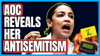 AOC Condemns Israel Attack On Hezbollah TERRORISTS 🤔 [upl. by Silma]