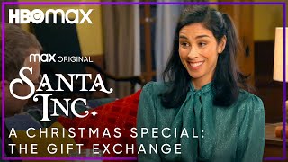 Santa Inc  A Christmas Special with Sarah amp Seth The Gift Exchange  HBO Max [upl. by Neneek]