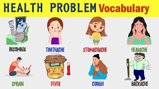 Health Problems Vocabulary  illness english vocabulary  Diseases Vocabulary [upl. by Mighell617]