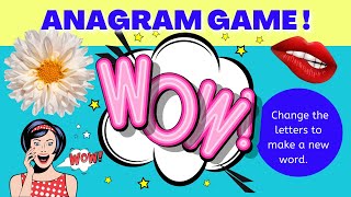 Test Your Brain With The Anagram Quiz 1 Brain game💎 [upl. by Cyrilla778]