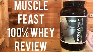 Honest Reviews Muscle Feast Grass Fed 100 Whey Protein  Vanilla Supplement Review [upl. by Ennahgiel622]