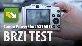 Canon PowerShot SX160 IS  brzi test [upl. by Aroz]