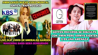 😮 JIMIN SERÁ CENSURADO EN TV COREAGEFFEN RÉCORDS SE DICULPA CON JIMIN PERO LANZA AMENAZA A ARMYS [upl. by Fiora831]