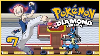 Maylene amp Veilstone City Pokemon Diamond Playthrough Part 7 [upl. by Anitsyrk]