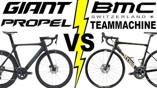 Giant PROPEL VS BMC TEAMMACHINE [upl. by Benildis831]