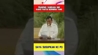 Prabowo Susupkan Sandiaga Uno ke PPP shorts viralvideo [upl. by Yuu]