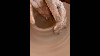 Satisfying asmr pottery wheel throwing studiovlog clay ceramics satisfying pottery diy asmr [upl. by Gaylor197]