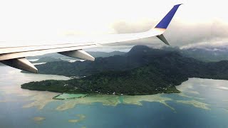 United B737 Takeoff Pohnpei [upl. by Ambie]