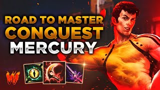 MERCURY EL PATADAS SALVAJES  Warchi  Smite Road to Master Conquest S11 [upl. by Noam]