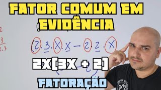 Fatoração 01 Fator comum em evidência [upl. by Reklaw]