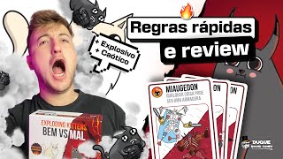 EXPLODING KITTENS BEM VS MAL  Regras Completas e Review [upl. by Constantina117]