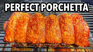 Porchetta Recipe Cooked in the Weber Kettle [upl. by Nivad]