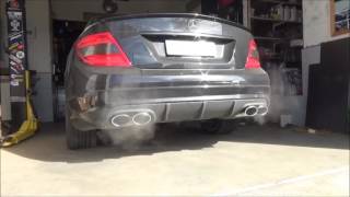 Mercedes W204 C350 V6 Sound Revs Drive by [upl. by Trebla]