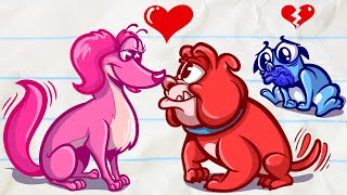 Pencilmate amp Pencilmiss 🐶 GOOD DOG 🐶 2021 COMPILATION 💥 Cartoons  Animation  Pencilmation [upl. by Elaval909]