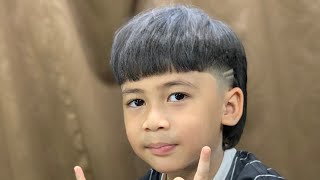 MULLET haircut boy  kids jaman new 2023💈✂️ [upl. by Yren]