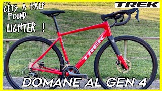 The all new trek domane al gen 4  affordable lightweight entry level road bike [upl. by Lurlene]