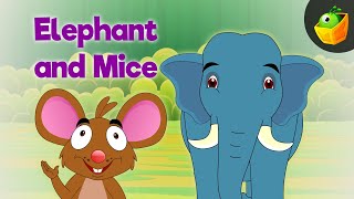 Elephant And Mice  Panchatantra In English  Cartoon  Animated Stories For Kids [upl. by Lazaruk492]