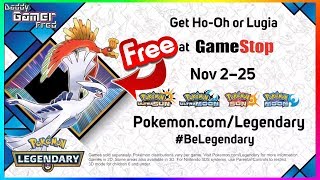 Get A FREE Lugia and HoOh At GameStop  Pokémon Ultra Sun and Ultra Moon [upl. by Delfine]