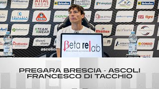 Francesco Di Tacchio  Pregara BresciaAscoli  Ascoli Calcio [upl. by Nyla]