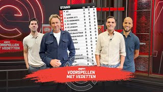 Wie PAKT de TITEL🏆 En WELKE clubs DEGRADEREN🔮  Voorspellen met Vedetten  Eredivisie 2425 [upl. by Nagaem]