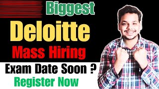 Deloitte Mass Hiring Announced  Biggest Direct OFF Campus Drive For 2024  2023  2022 Batch Hiring [upl. by Enahpets]