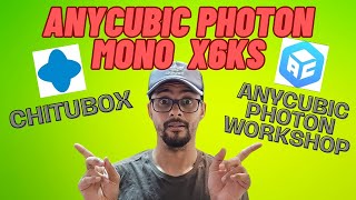 Chitubox vs Anycubic photon Workshop  Impressora de Resina 3d Anycubic photon mono X6Ks [upl. by Erlond]