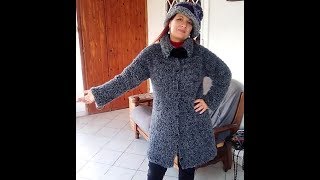 CAPPOTTO ALLUNCINETTO FACILE tutorial per ogni taglia e filato [upl. by Aicil]