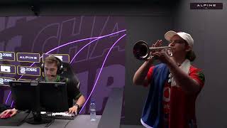 Trumpet guy csgo gets on stage [upl. by Werd]