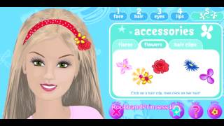 Barbie Makeover Magic Game [upl. by Eileek]